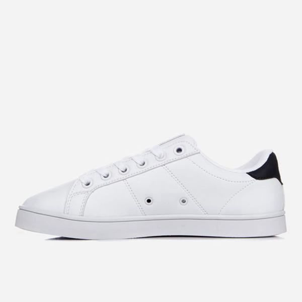 Tênis Baixos Fila Mulher Branco/Azul Marinho - Fila Court Deluxe Portugal Online,BUZL-24891